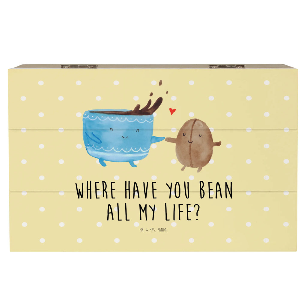 Holzkiste Kaffee Bohne Geschenkdose, Schatulle, Dekokiste, Truhe, XXL, Geschenkbox, Erinnerungskiste, Aufbewahrungsbox, Erinnerungsbox, Kiste, Holzkiste, Schatzkiste, Tiermotive, Gute Laune, lustige Sprüche, Tiere, Genuss, Glück, Zufriedenheit, Kaffee, Kaffeebohne