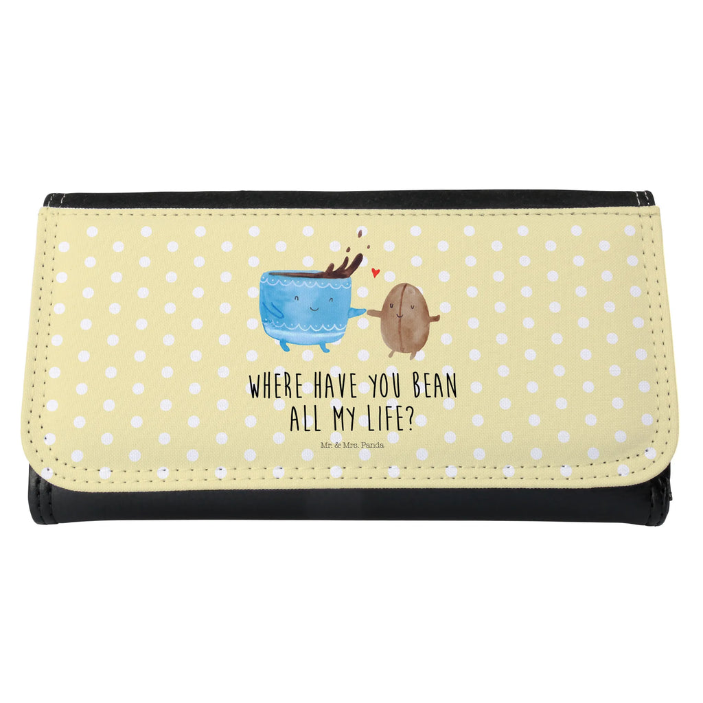 Ladies purse Coffee Bean XXL, Wallets, Purse, Wallet, Ladies, Large, small animals, cute, funny, cute animal motives, hand drawn, small world, funny sayings, good mood, happy, gifts, gift ideas, special gifts, animal lover, card, happiness, satisfaction, coffee bean, Coffee, pleasure