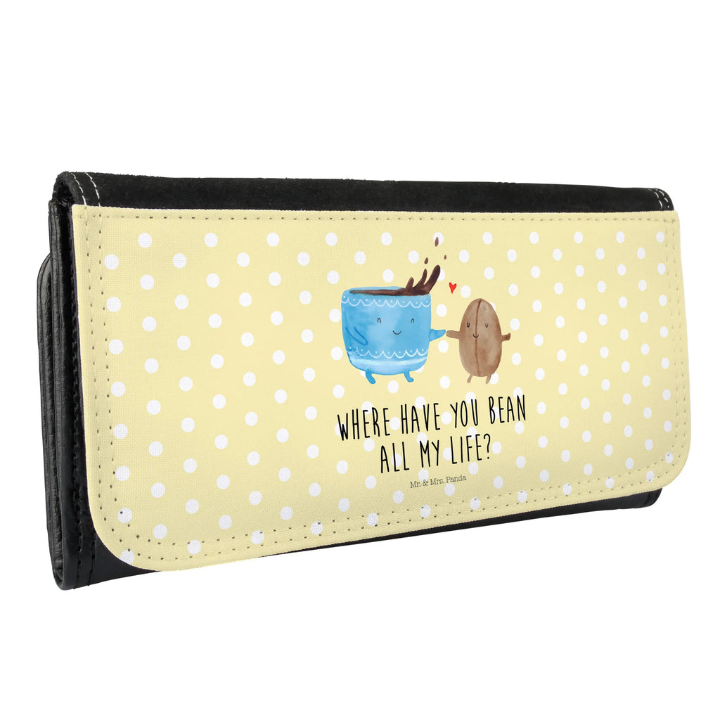 Ladies purse Coffee Bean XXL, Wallets, Purse, Wallet, Ladies, Large, small animals, cute, funny, cute animal motives, hand drawn, small world, funny sayings, good mood, happy, gifts, gift ideas, special gifts, animal lover, card, happiness, satisfaction, coffee bean, Coffee, pleasure