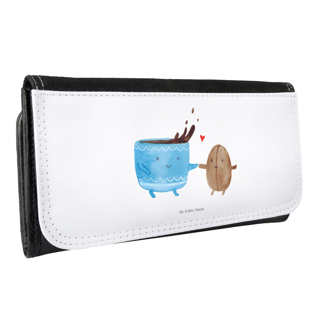 Ladies purse Coffee Bean XXL, Wallets, Purse, Wallet, Ladies, Large, small animals, cute, funny, cute animal motives, hand drawn, small world, funny sayings, good mood, happy, gifts, gift ideas, special gifts, animal lover, card, happiness, satisfaction, coffee bean, Coffee, pleasure