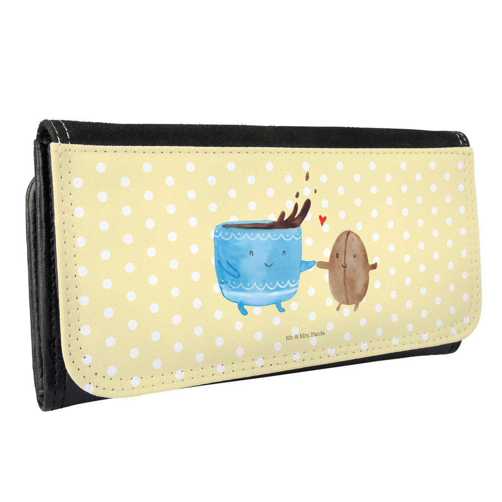 Ladies purse Coffee Bean XXL, Wallets, Purse, Wallet, Ladies, Large, small animals, cute, funny, cute animal motives, hand drawn, small world, funny sayings, good mood, happy, gifts, gift ideas, special gifts, animal lover, card, happiness, satisfaction, coffee bean, Coffee, pleasure