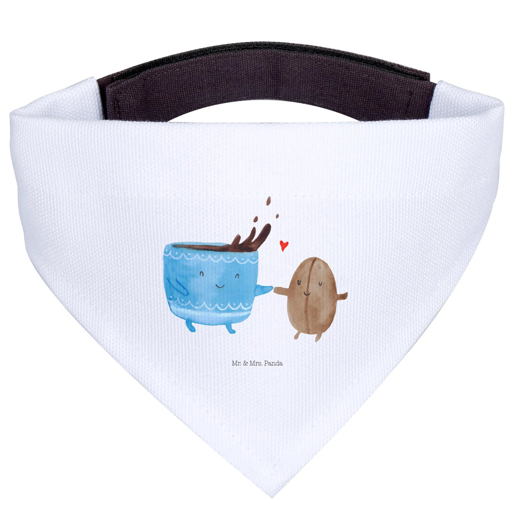 Chusta na szyję dla psa L kawa ziarno mittel, mittelgroße Hunde, Tuch, Halstuch, Hunde, Hundehalstuch, Tiermotive, lustige Sprüche, Gute Laune, Tiere, Kaffee, Glück, Kaffeebohne, Genuss, Zufriedenheit