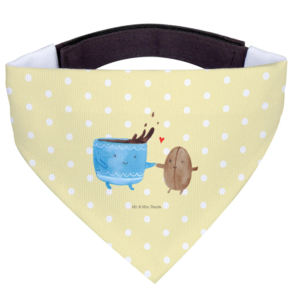 Chusta na szyję dla psa L kawa ziarno mittel, mittelgroße Hunde, Tuch, Halstuch, Hunde, Hundehalstuch, Tiermotive, lustige Sprüche, Gute Laune, Tiere, Kaffee, Glück, Kaffeebohne, Genuss, Zufriedenheit