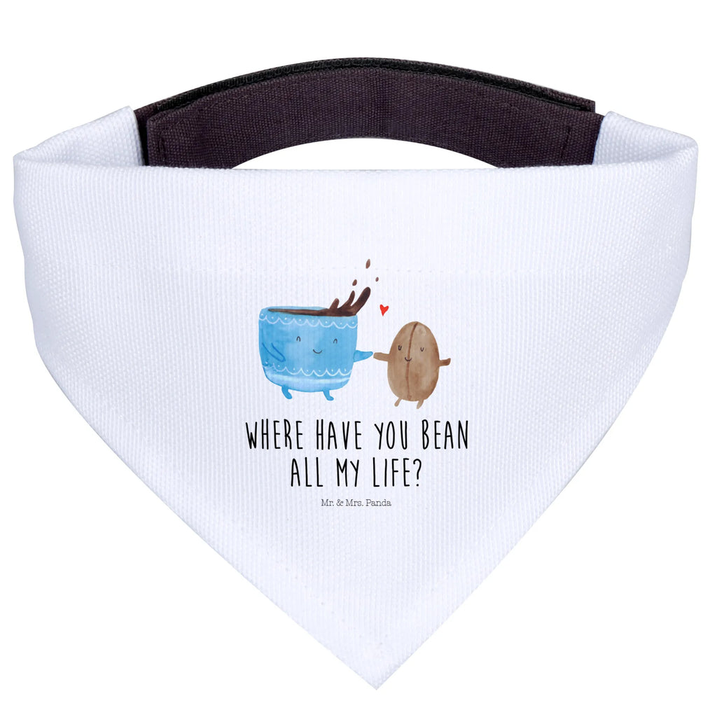 Chusta na szyję dla psa L kawa ziarno mittel, mittelgroße Hunde, Tuch, Halstuch, Hunde, Hundehalstuch, Tiermotive, lustige Sprüche, Gute Laune, Tiere, Kaffee, Glück, Kaffeebohne, Genuss, Zufriedenheit