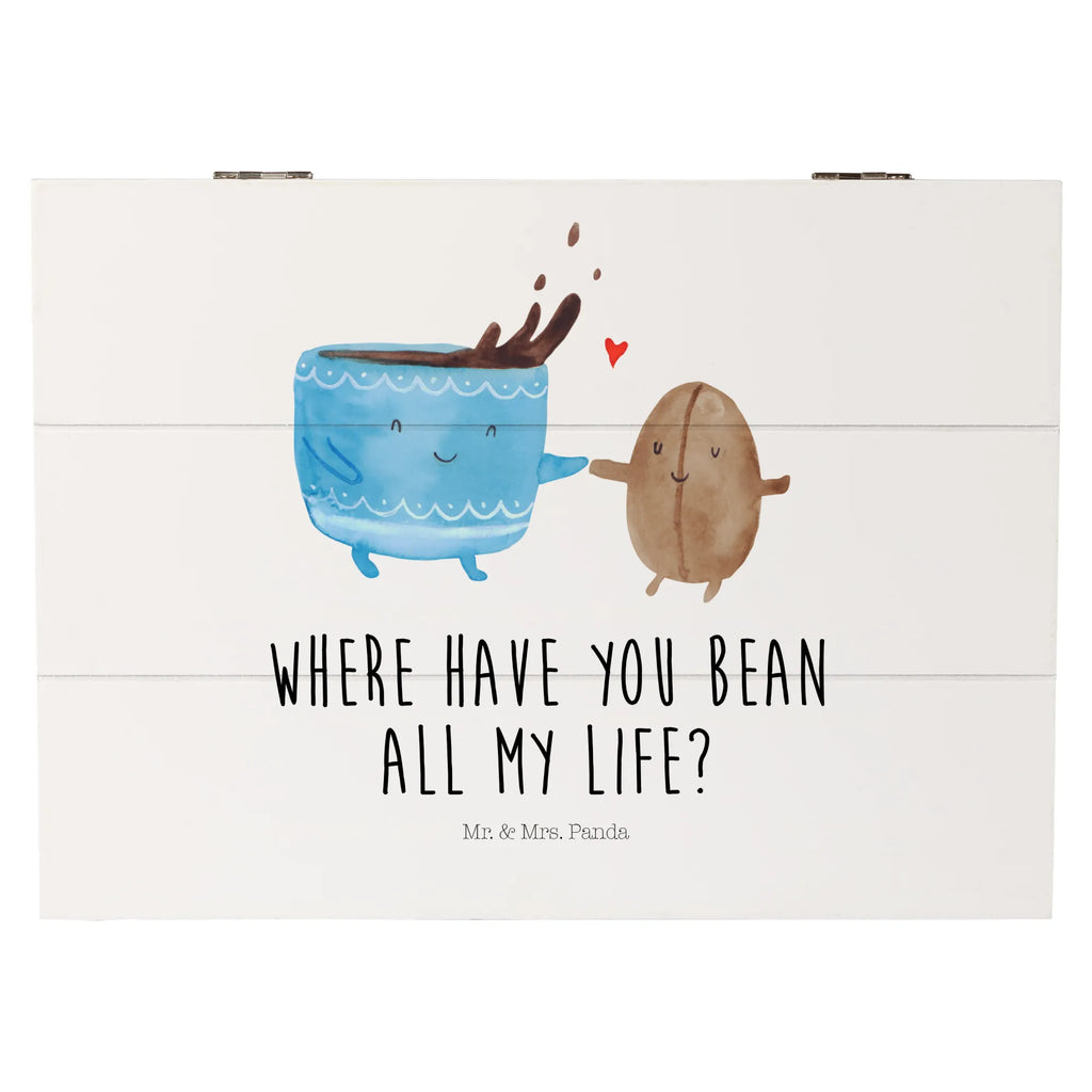 Holzkiste Kaffee Bohne Geschenkdose, Schatulle, Dekokiste, Truhe, XXL, Geschenkbox, Erinnerungskiste, Aufbewahrungsbox, Erinnerungsbox, Kiste, Holzkiste, Schatzkiste, Tiermotive, Gute Laune, lustige Sprüche, Tiere, Genuss, Glück, Zufriedenheit, Kaffee, Kaffeebohne