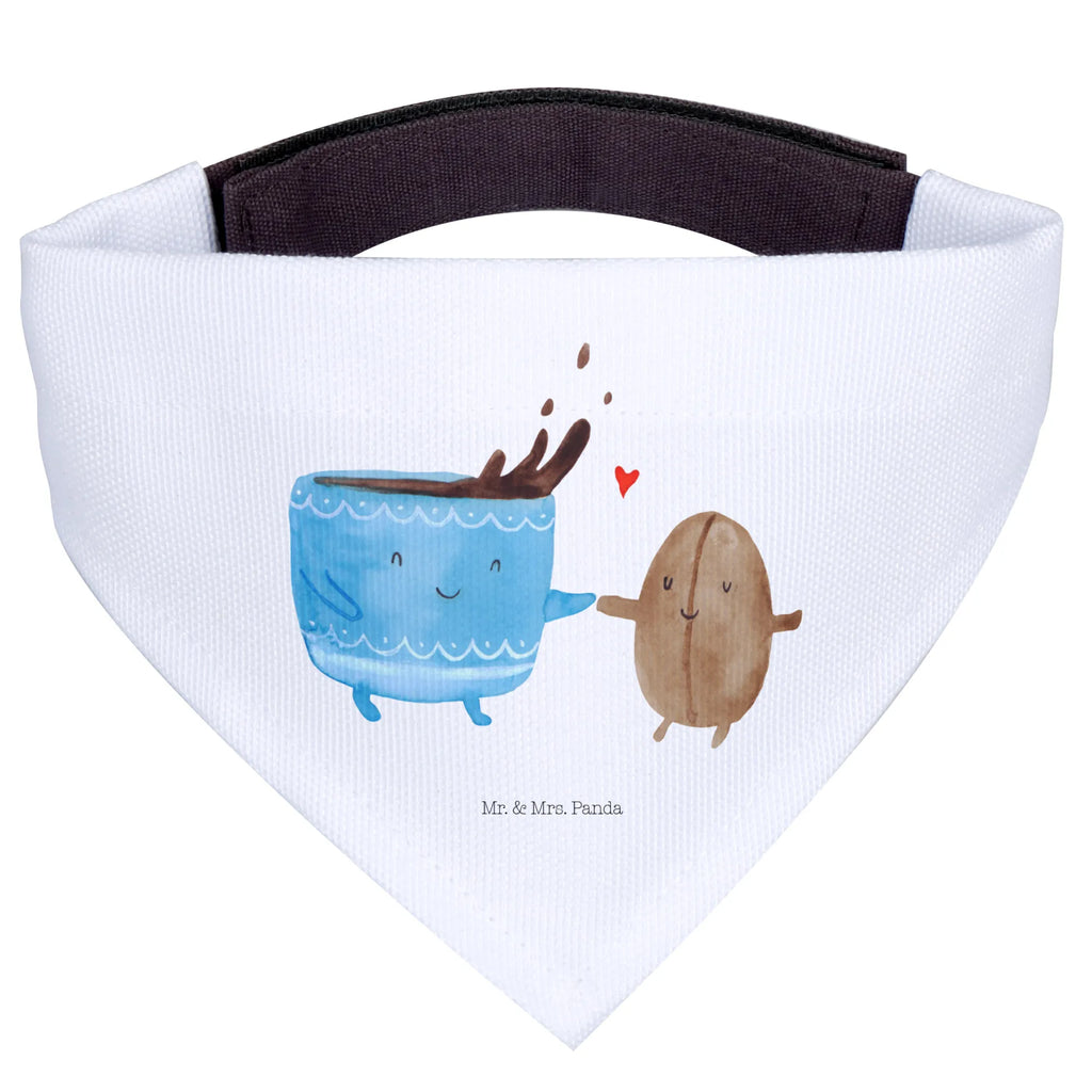 Chusta na szyję dla psa L kawa ziarno mittel, mittelgroße Hunde, Tuch, Halstuch, Hunde, Hundehalstuch, Tiermotive, lustige Sprüche, Gute Laune, Tiere, Kaffee, Glück, Kaffeebohne, Genuss, Zufriedenheit