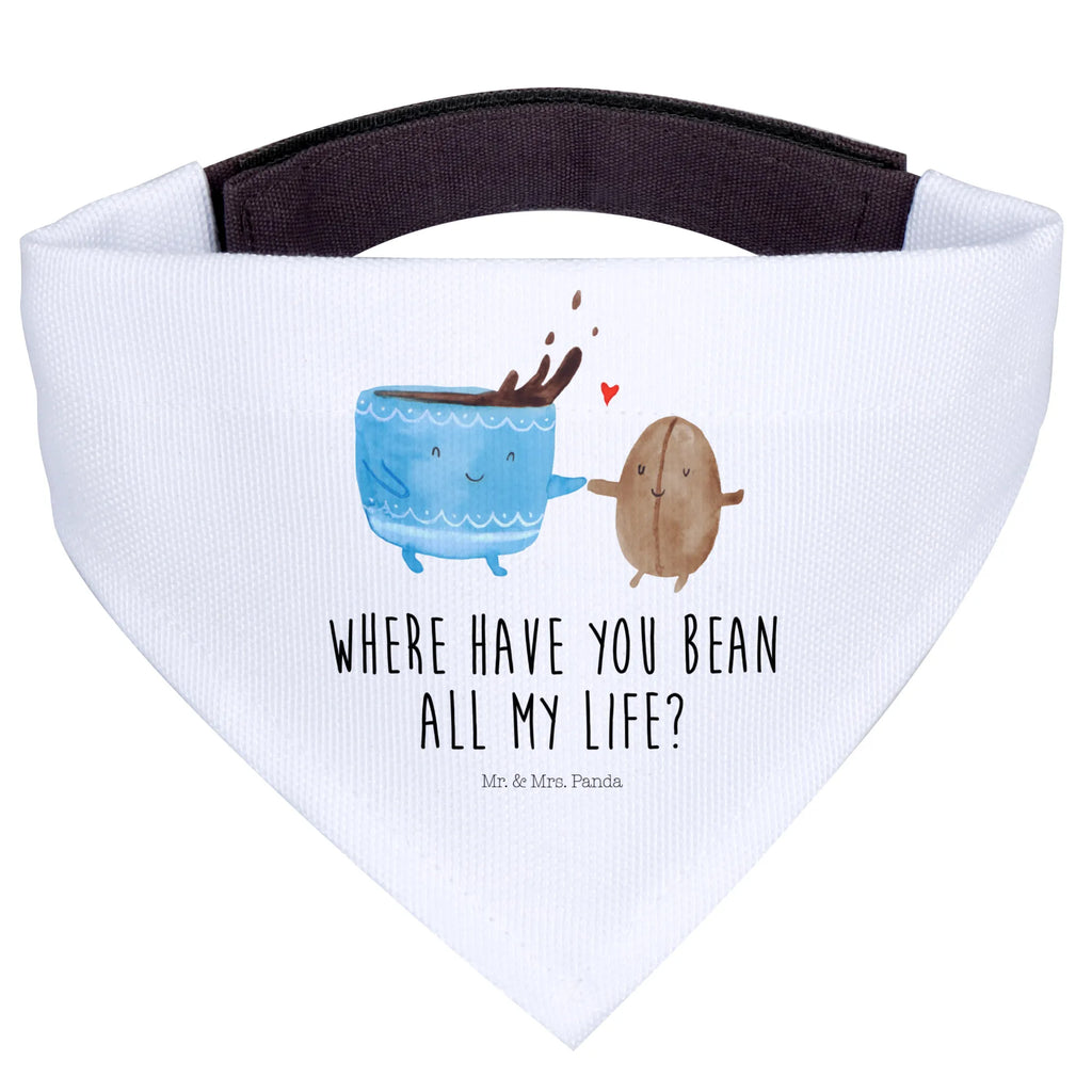 Chusta na szyję dla psa L kawa ziarno mittel, mittelgroße Hunde, Tuch, Halstuch, Hunde, Hundehalstuch, Tiermotive, lustige Sprüche, Gute Laune, Tiere, Kaffee, Glück, Kaffeebohne, Genuss, Zufriedenheit