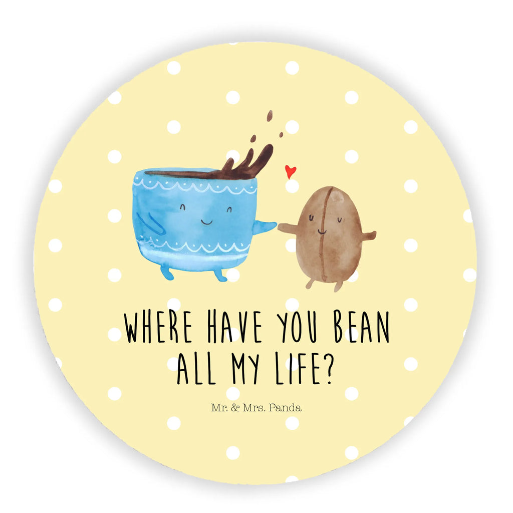 Round magnet Coffee Bean rundmagnet, magnete, Kühlschrankmagnet, kühlschrankmagnete, Tiere, Tiermotive, Gute Laune, Lustige Sprüche, Kaffee, Kaffeebohne, Zufriedenheit, Glück, Genuss