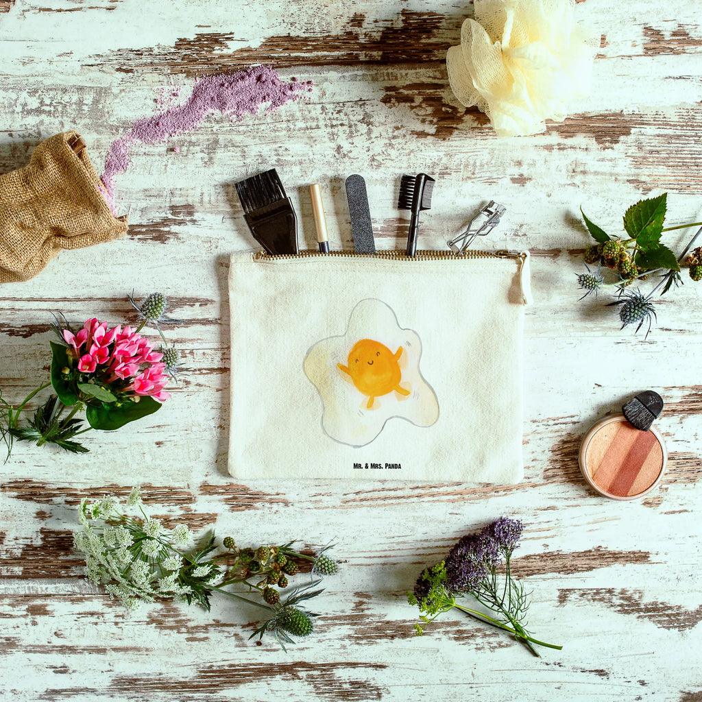 torebka na makijaż jajko sadzone jajko Schlampermäppchen, beauty case, Stiftemäppchen, toiletry bag, Kulturbeutel, Kulturtasche, Kosmetikbeutel, kosmetiktäschchen, pinsel tasche, Schminkbeutel, Schminktäschchen, aufbewahrungsbeutel, Kosmetiktasche, pencil case, beauty tasche, Mäppchen, Etui, aufbewahrungstasche, Federmappe, Schminktasche, Waschtasche, Waschbeutel, utensilientasche, Tiermotive, Tiere, Lustige Sprüche, Gute Laune, Tag, Schön, Liebe, Glücklich, Spiegelei, Ei