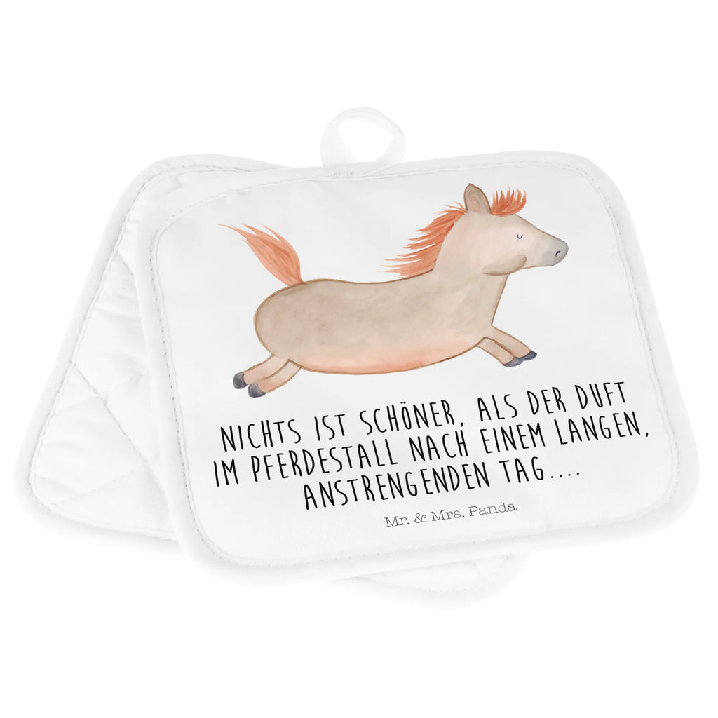 2er Set Topflappen  Pferd springt Topflappen, Topflappen 2er Set, 2er Set Topflappen, Topflappen Set, topfhalter, Topfhandschuhe, Topfuntersetzer, Topflappenset, Hoftiere, Bauernhof, Landwirt, Landwirtin, Pferde, Pferd, Pferdebesitzer, Ausreiten, Pony, Reiten, Stall, Pferdestall
