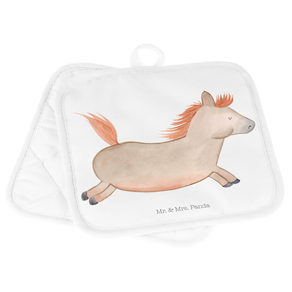 2er Set Topflappen  Pferd springt Topflappen, Topflappen 2er Set, 2er Set Topflappen, Topflappen Set, topfhalter, Topfhandschuhe, Topfuntersetzer, Topflappenset, Hoftiere, Bauernhof, Landwirt, Landwirtin, Pferde, Pferd, Pferdebesitzer, Ausreiten, Pony, Reiten, Stall, Pferdestall