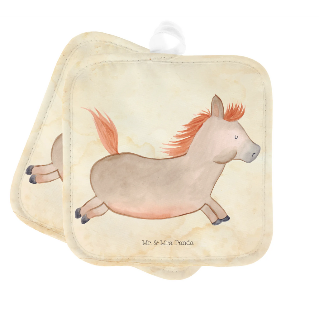 2er Set Topflappen  Pferd springt Topflappen, Topflappen 2er Set, 2er Set Topflappen, Topflappen Set, topfhalter, Topfhandschuhe, Topfuntersetzer, Topflappenset, Hoftiere, Bauernhof, Landwirt, Landwirtin, Pferde, Pferd, Pferdebesitzer, Ausreiten, Pony, Reiten, Stall, Pferdestall