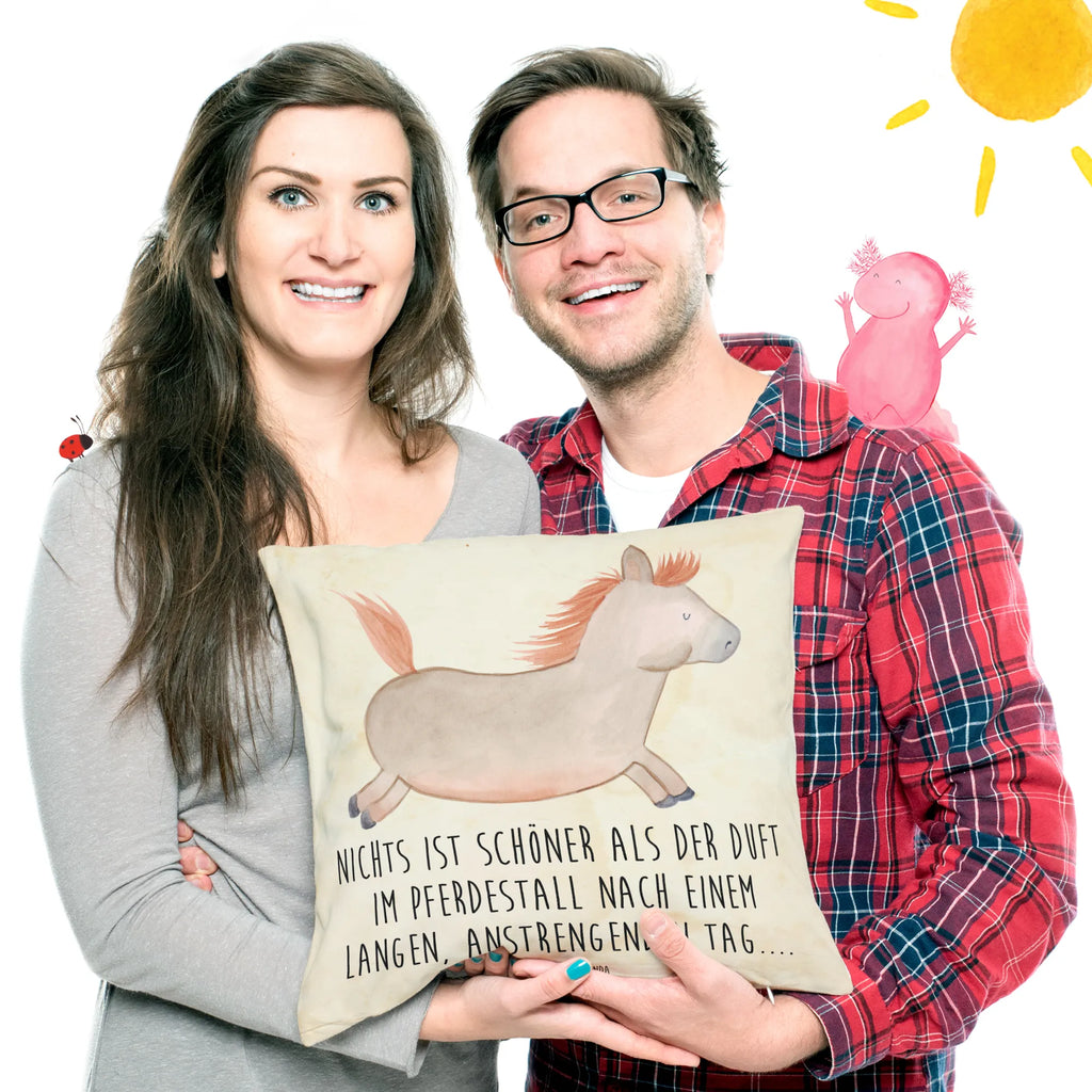 40x40 poduszka koń skakać Gospodarstwo, zwierzęta gospodarskie, rolnik, rolniczka