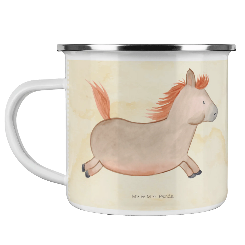 Enamel camping mug Horse Jump Pott, wanderbecher, metallbecher, Campingbecher, Reisebecher, blechbecher, Trinkbecher, Emaille Tasse, Emaille Becher, Metalltasse, Campingtasse, Teebecher, Tasse, emaillebecher, Blechtasse, reisetasse, Teetasse, Kaffeebecher, wandertasse, Emailletasse, Becher, Tasse Emaille, Kaffeetasse, becher emaille, Hoftiere, Bauernhof, Landwirt, Landwirtin, Pferdestall, Pony, Reiten, Ausreiten, Pferd, Pferdebesitzer, Pferde, Stall