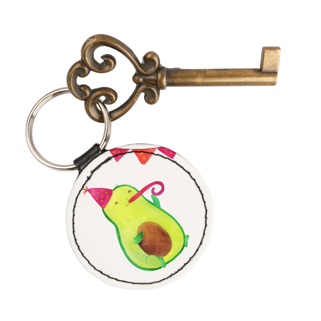 Round key ring avocado Birthday Schlüsselaccessoire, schlüsselbund anhänger, mini schlüsselanhänger, Taschenanhänger, Schlüsselanhänger, Avocado, Veggie, Vegan, Gesund