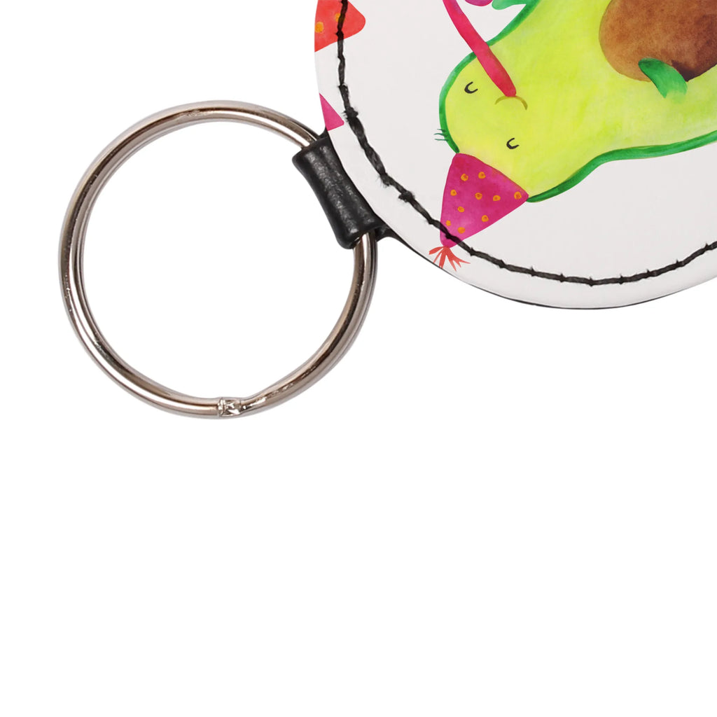 Round key ring avocado Birthday Schlüsselaccessoire, schlüsselbund anhänger, mini schlüsselanhänger, Taschenanhänger, Schlüsselanhänger, Avocado, Veggie, Vegan, Gesund