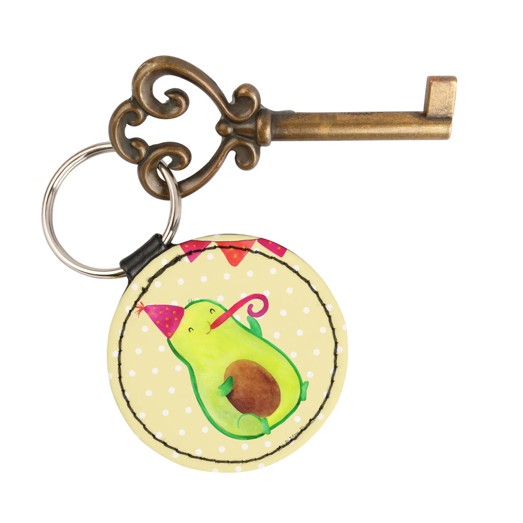 Round key ring avocado Birthday Schlüsselaccessoire, schlüsselbund anhänger, mini schlüsselanhänger, Taschenanhänger, Schlüsselanhänger, Avocado, Veggie, Vegan, Gesund