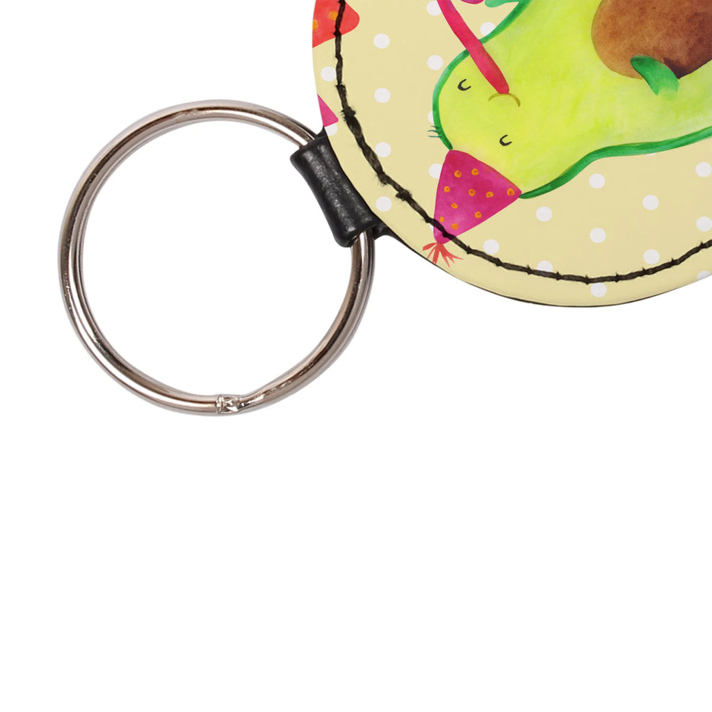 Round key ring avocado Birthday Schlüsselaccessoire, schlüsselbund anhänger, mini schlüsselanhänger, Taschenanhänger, Schlüsselanhänger, Avocado, Veggie, Vegan, Gesund