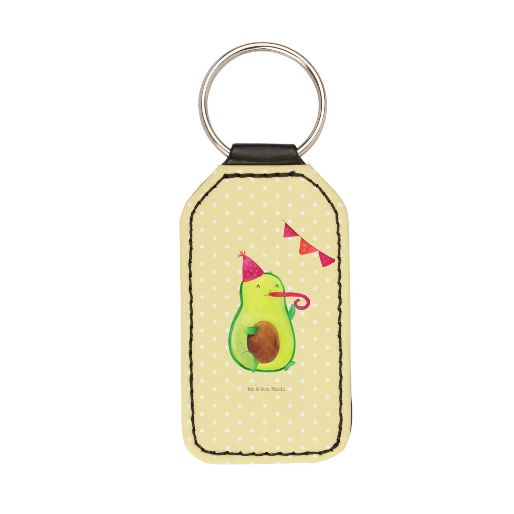 Rectangular key ring avocado Birthday key ring, lucky charm, keychain, bag pendant, pendant, avocado, vegetables