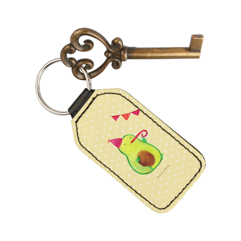 Rectangular key ring avocado Birthday key ring, lucky charm, keychain, bag pendant, pendant, avocado, vegetables