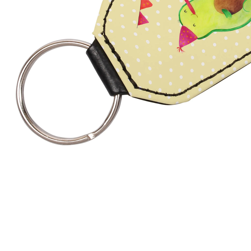 Rectangular key ring avocado Birthday key ring, lucky charm, keychain, bag pendant, pendant, avocado, vegetables