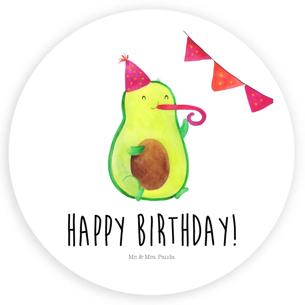 Rund Aufkleber Avocado Birthday Etikett, Sticker, Aufkleber, Veggie, Gesund, Vegan, Avocado