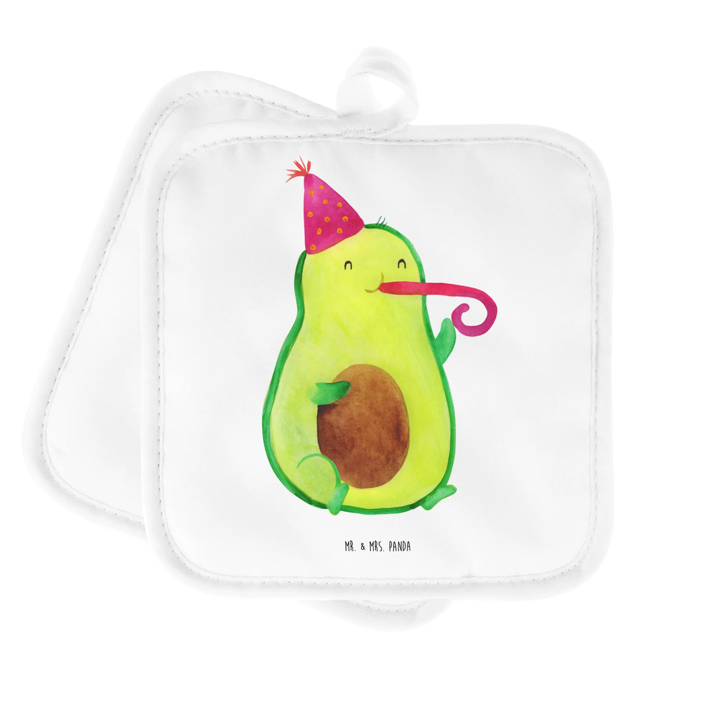 2er Set Topflappen  Avocado Partyhupe Topfuntersetzer, Topflappen Set, Topflappenset, Topflappen 2er Set, Topflappen, 2er Set Topflappen, topfhalter, Topfhandschuhe, Vegan, Gesund, Veggie, Avocado, Tröte, Party, Feierlichkeit, Fete, Feier, Gute Laune, Geburtstag