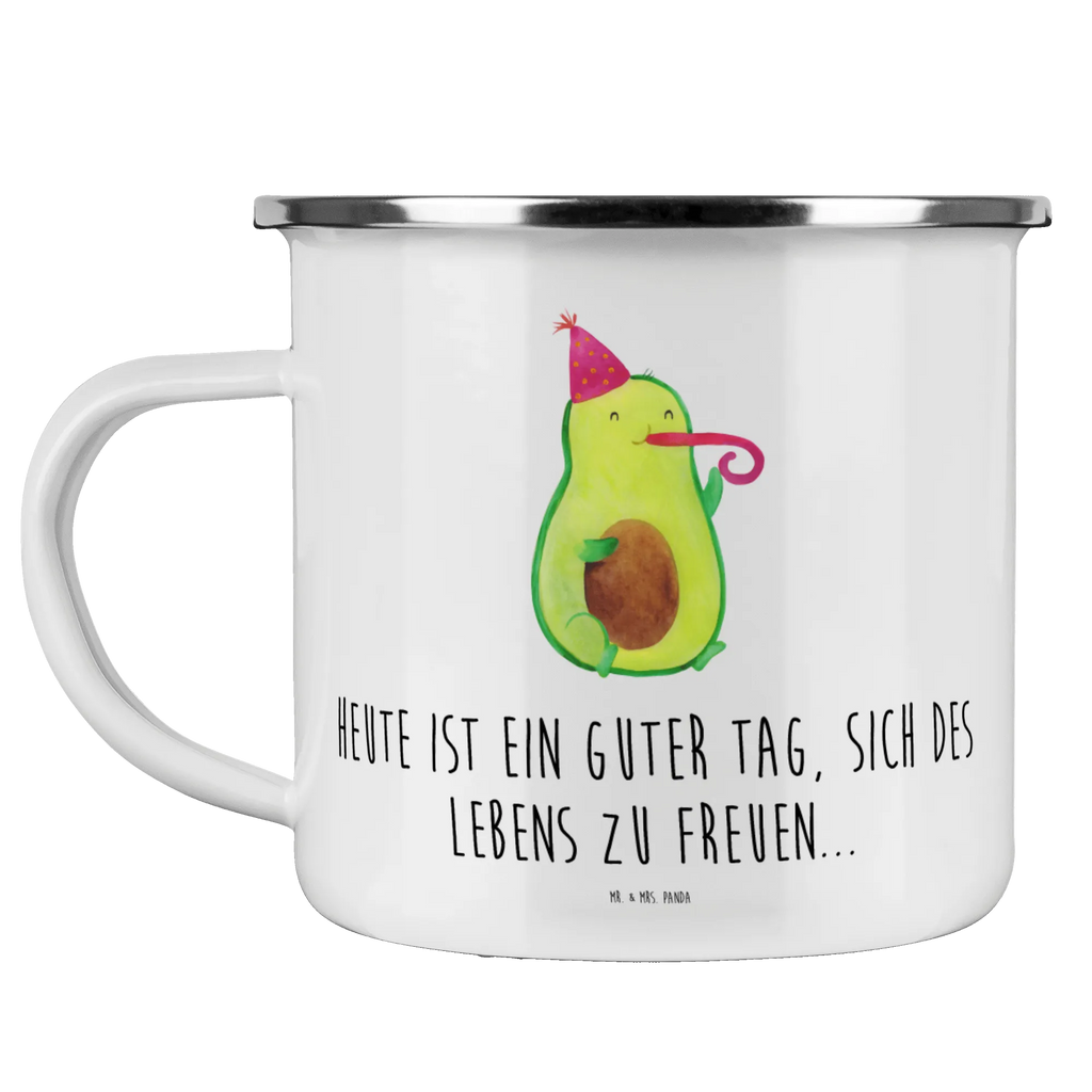 Kempingowy kubek emaliowany Awokado impreza Teebecher, metallbecher, wanderbecher, Tasse, Emaille Becher, Trinkbecher, becher emaille, Kaffeebecher, Emailletasse, Reisebecher, Tasse Emaille, Kaffeetasse, Teetasse, emaillebecher, Metalltasse, Pott, Blechtasse, blechbecher, wandertasse, Becher, reisetasse, Campingtasse, Campingbecher, Emaille Tasse, Vegan, Gesund, Veggie, Avocado, Party, Feier, Fete, Tröte, Geburtstag, Feierlichkeit, Gute Laune