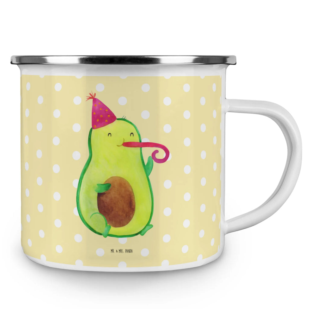 Kempingowy kubek emaliowany Awokado impreza Teebecher, metallbecher, wanderbecher, Tasse, Emaille Becher, Trinkbecher, becher emaille, Kaffeebecher, Emailletasse, Reisebecher, Tasse Emaille, Kaffeetasse, Teetasse, emaillebecher, Metalltasse, Pott, Blechtasse, blechbecher, wandertasse, Becher, reisetasse, Campingtasse, Campingbecher, Emaille Tasse, Vegan, Gesund, Veggie, Avocado, Party, Feier, Fete, Tröte, Geburtstag, Feierlichkeit, Gute Laune