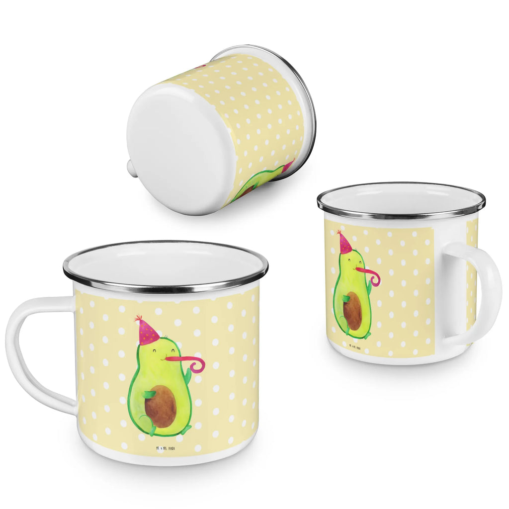 Kempingowy kubek emaliowany Awokado impreza Teebecher, metallbecher, wanderbecher, Tasse, Emaille Becher, Trinkbecher, becher emaille, Kaffeebecher, Emailletasse, Reisebecher, Tasse Emaille, Kaffeetasse, Teetasse, emaillebecher, Metalltasse, Pott, Blechtasse, blechbecher, wandertasse, Becher, reisetasse, Campingtasse, Campingbecher, Emaille Tasse, Vegan, Gesund, Veggie, Avocado, Party, Feier, Fete, Tröte, Geburtstag, Feierlichkeit, Gute Laune