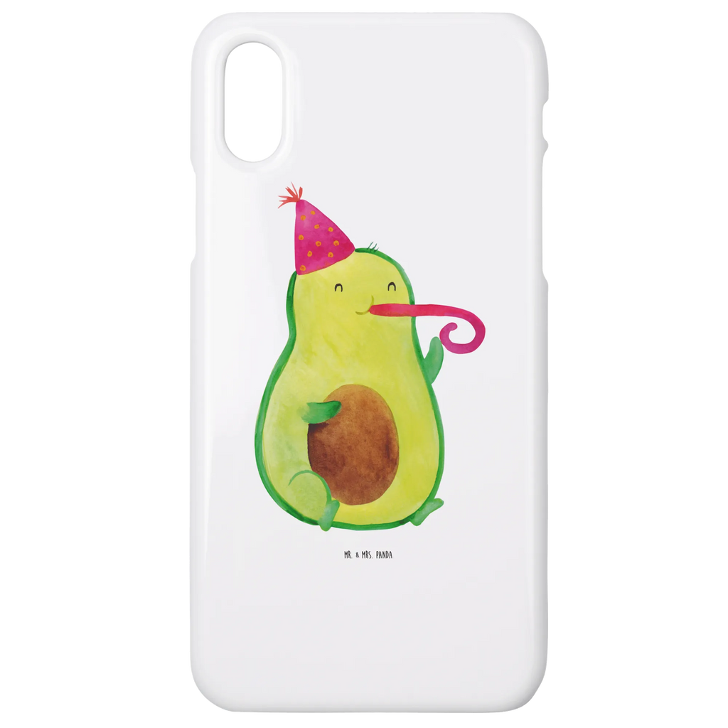 Handyhülle Avocado Feier Handy, Hülle, Handy Case, Cover, Iphone X, Handycover, Handyhülle, Iphone 10, Veggie, Avocado, Gesund, Vegan, Geburtstag, Feier, Tröte, Gute Laune, Party, Fete, Feierlichkeit