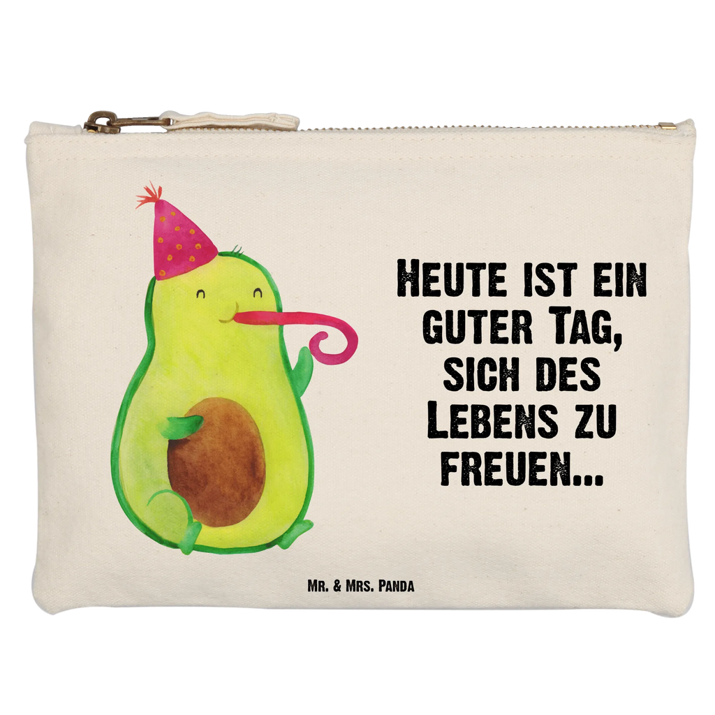 Schminktasche Avocado Feier Federtasche, Etui, Stiftemäppchen, Kosmetiktasche, Baumwollbeutel, Stoffbeutel, Schulmäppchen, kosmetiktäschchen, Schlamper, pencil case, aufbewahrungsbeutel, beauty tasche, Federmappe, Make-Up Tasche, Kosmetikbeutel, Pouch, utensilientasche, aufbewahrungstasche, Schminktäschchen, Waschtasche, Beauty Bag, Schlampermäppchen, Baumwolltasche, Stifteetui, Pinseltasche, Schminktasche, Schminkbeutel, beauty case, Waschbeutel, Stofftasche, Täschchen, Mäppchen, toiletry bag, Kulturbeutel, Kulturtasche, Veggie, Gesund, Avocado, Vegan, Feier, Tröte, Gute Laune, Feierlichkeit, Geburtstag, Party, Fete