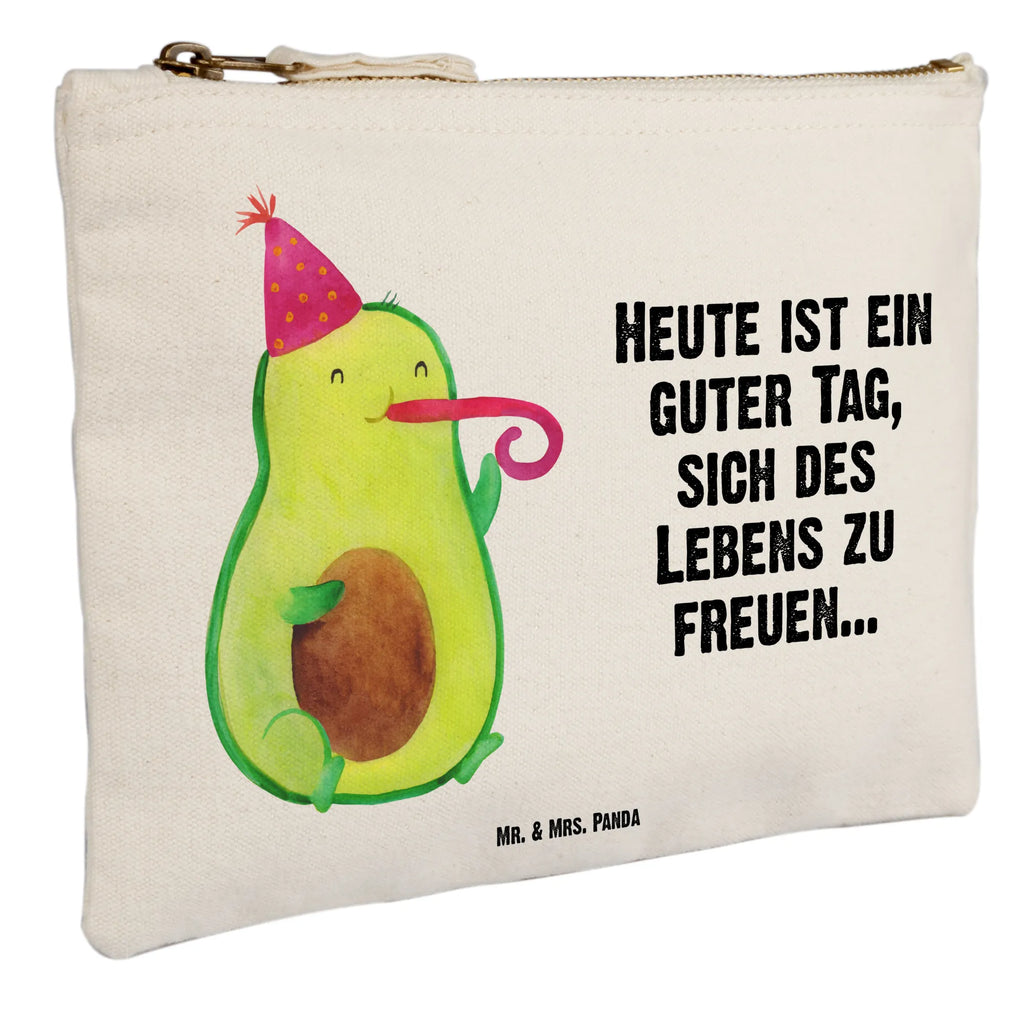 Schminktasche Avocado Feier Federtasche, Etui, Stiftemäppchen, Kosmetiktasche, Baumwollbeutel, Stoffbeutel, Schulmäppchen, kosmetiktäschchen, Schlamper, pencil case, aufbewahrungsbeutel, beauty tasche, Federmappe, Make-Up Tasche, Kosmetikbeutel, Pouch, utensilientasche, aufbewahrungstasche, Schminktäschchen, Waschtasche, Beauty Bag, Schlampermäppchen, Baumwolltasche, Stifteetui, Pinseltasche, Schminktasche, Schminkbeutel, beauty case, Waschbeutel, Stofftasche, Täschchen, Mäppchen, toiletry bag, Kulturbeutel, Kulturtasche, Veggie, Gesund, Avocado, Vegan, Feier, Tröte, Gute Laune, Feierlichkeit, Geburtstag, Party, Fete