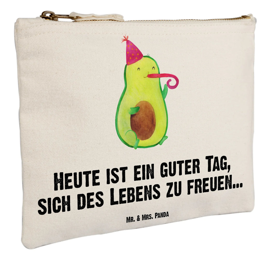 Schminktasche Avocado Feier Federtasche, Etui, Stiftemäppchen, Kosmetiktasche, Baumwollbeutel, Stoffbeutel, Schulmäppchen, kosmetiktäschchen, Schlamper, pencil case, aufbewahrungsbeutel, beauty tasche, Federmappe, Make-Up Tasche, Kosmetikbeutel, Pouch, utensilientasche, aufbewahrungstasche, Schminktäschchen, Waschtasche, Beauty Bag, Schlampermäppchen, Baumwolltasche, Stifteetui, Pinseltasche, Schminktasche, Schminkbeutel, beauty case, Waschbeutel, Stofftasche, Täschchen, Mäppchen, toiletry bag, Kulturbeutel, Kulturtasche, Veggie, Gesund, Avocado, Vegan, Feier, Tröte, Gute Laune, Feierlichkeit, Geburtstag, Party, Fete
