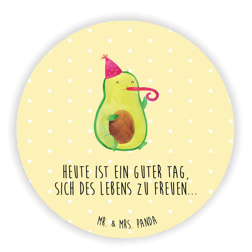 Okrągły magnes Awokado impreza magnete, rundmagnet, kühlschrankmagnete, Kühlschrankmagnet, Vegan, Gesund, Veggie, Avocado, Feier, Tröte, Fete, Feierlichkeit, Party, Gute Laune, Geburtstag