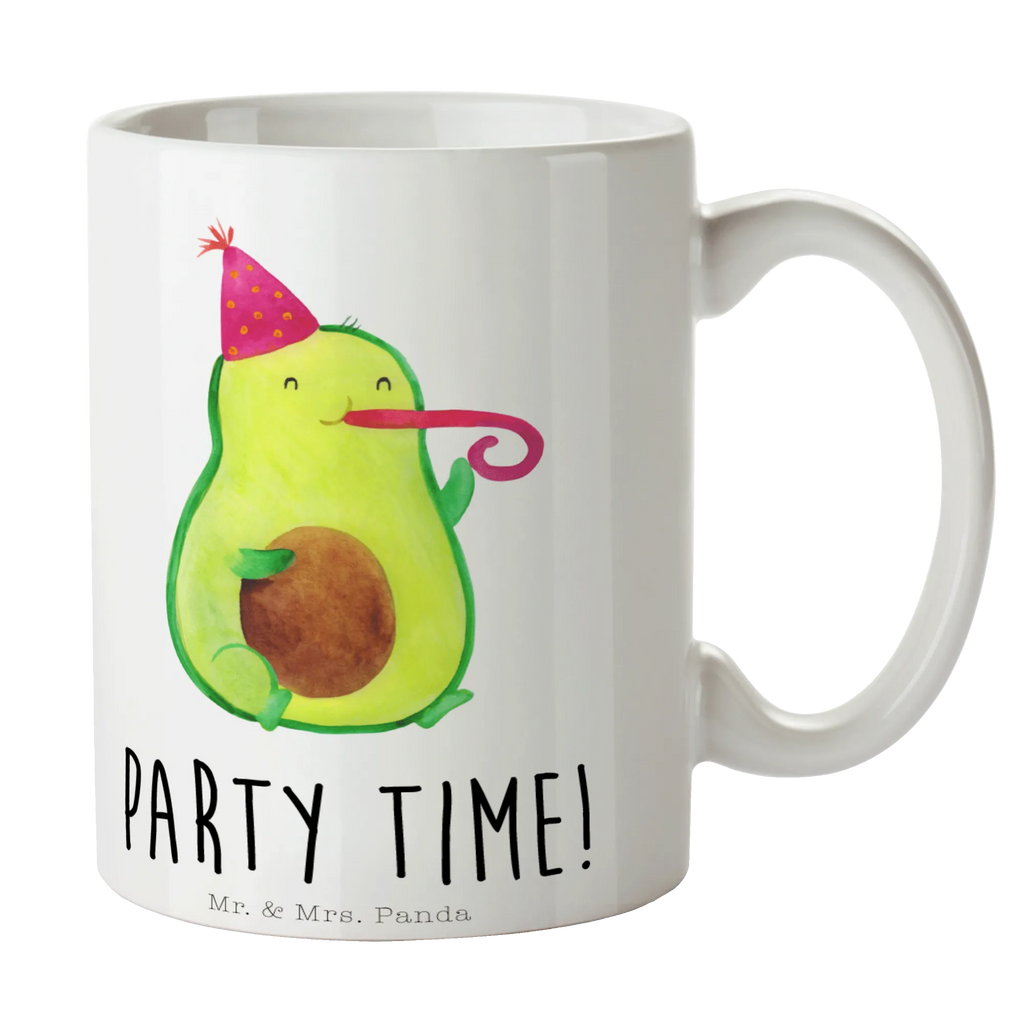 Mug avocado party time Porzellantasse, Tasse mit Motiven, Tasse, Kaffeetasse, Bürotasse, Keramiktasse, Geschenktasse, Teetasse, Tasse mit Zitaten, Avocado, Veggie, Vegan, Gesund