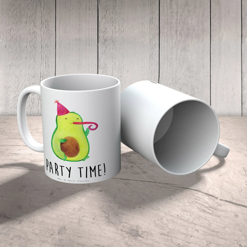 Mug avocado party time Porzellantasse, Tasse mit Motiven, Tasse, Kaffeetasse, Bürotasse, Keramiktasse, Geschenktasse, Teetasse, Tasse mit Zitaten, Avocado, Veggie, Vegan, Gesund