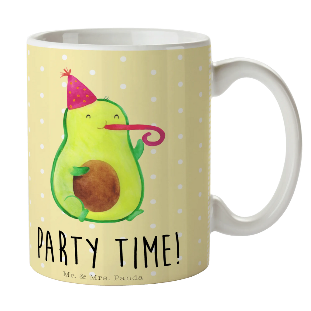 Mug avocado party time Porzellantasse, Tasse mit Motiven, Tasse, Kaffeetasse, Bürotasse, Keramiktasse, Geschenktasse, Teetasse, Tasse mit Zitaten, Avocado, Veggie, Vegan, Gesund