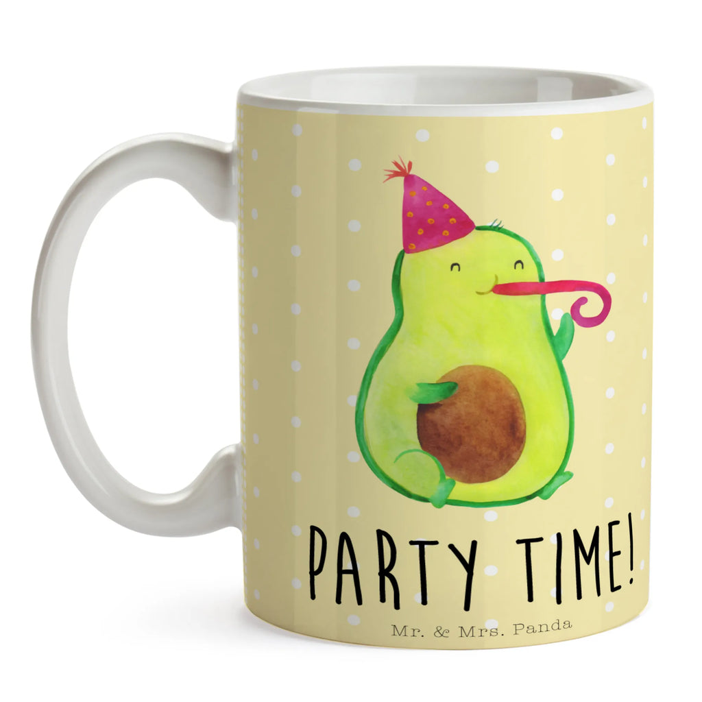 Mug avocado party time Porzellantasse, Tasse mit Motiven, Tasse, Kaffeetasse, Bürotasse, Keramiktasse, Geschenktasse, Teetasse, Tasse mit Zitaten, Avocado, Veggie, Vegan, Gesund