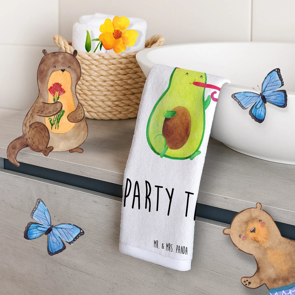 Hand towel avocado party time bathroom, bath towel, Towel, big, children, towels, baby, avocado, vegetables
