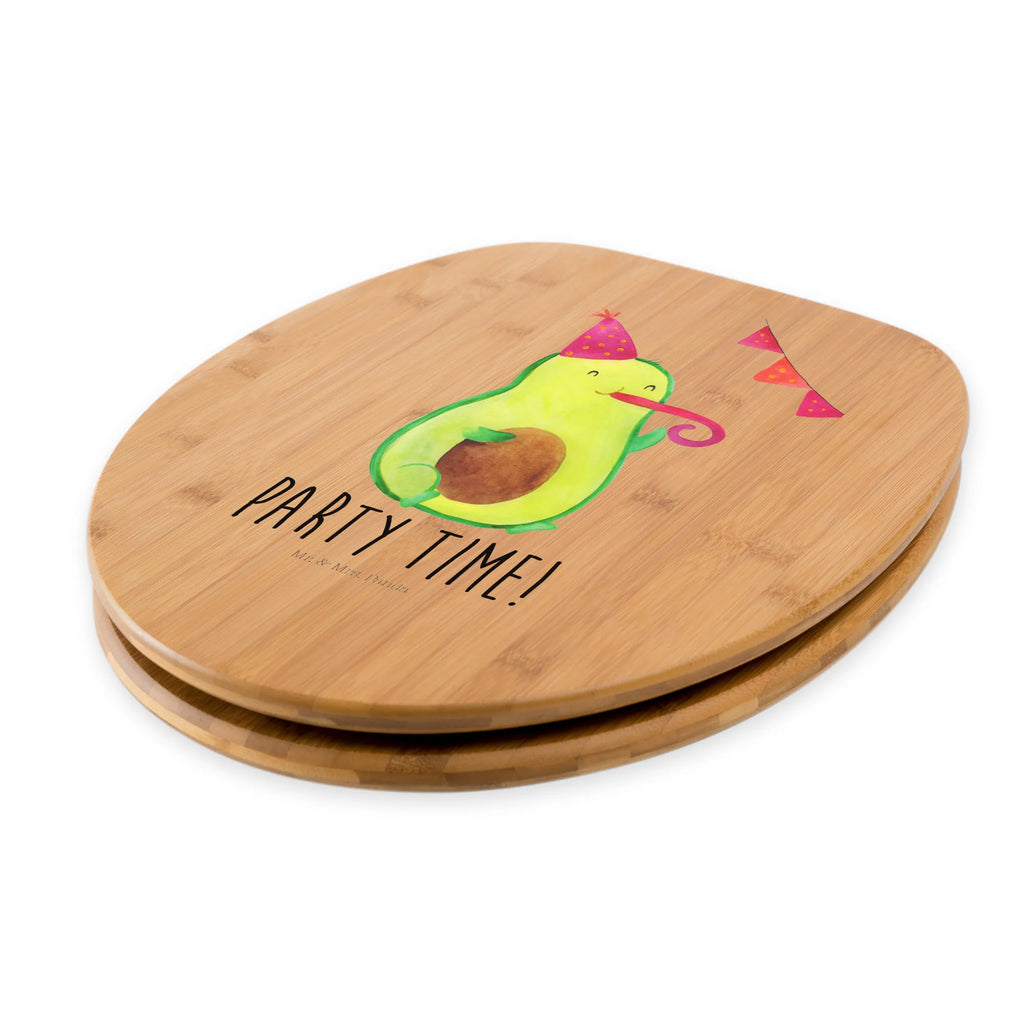 Motiv WC Sitz Avocado Party Zeit Klobrille, Toilettendeckel, Klodeckel, Toilette, WC-Sitz, Avocado, Veggie, Vegan, Gesund