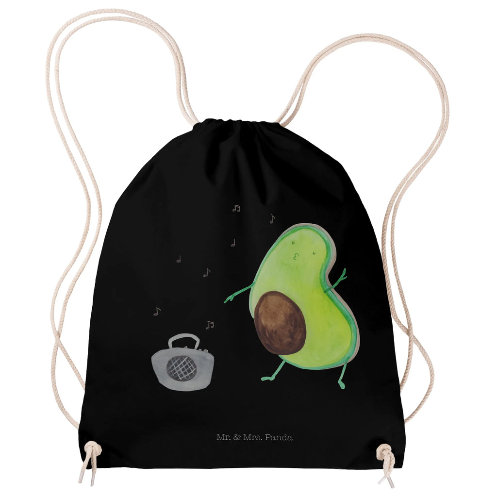 Drawstring bag avocado Dance sports bag, gym bag, bag, carrier bag, jute bag, hipster, avocado, vegetables