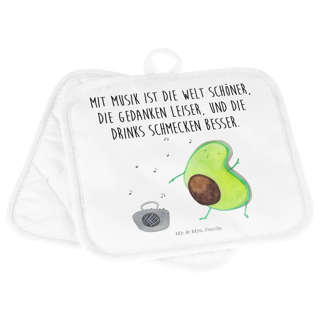 2er Set Topflappen  Avocado tanzt Topflappen 2er Set, topfhalter, Topflappen, Topflappenset, Topflappen Set, Topfuntersetzer, Topfhandschuhe, 2er Set Topflappen, Vegan, Gesund, Avocado, Veggie