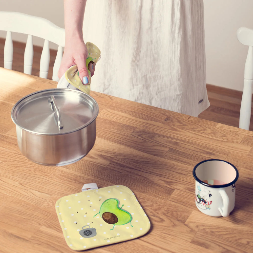 2er Set Topflappen  Avocado tanzt Topflappen 2er Set, topfhalter, Topflappen, Topflappenset, Topflappen Set, Topfuntersetzer, Topfhandschuhe, 2er Set Topflappen, Vegan, Gesund, Avocado, Veggie
