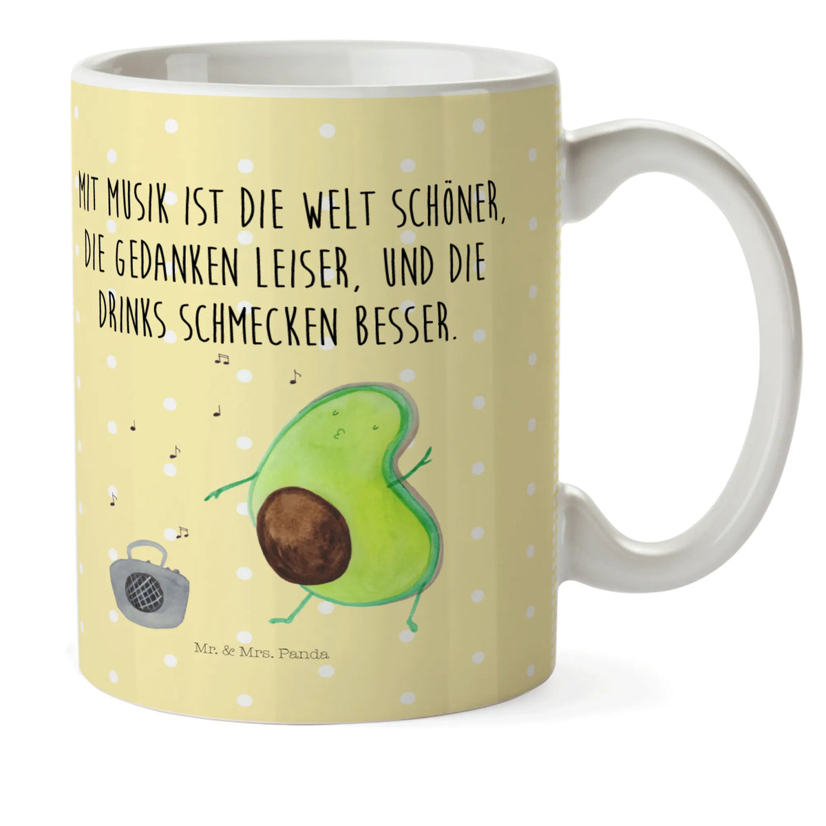 Kindertasse Avocado Tanzen