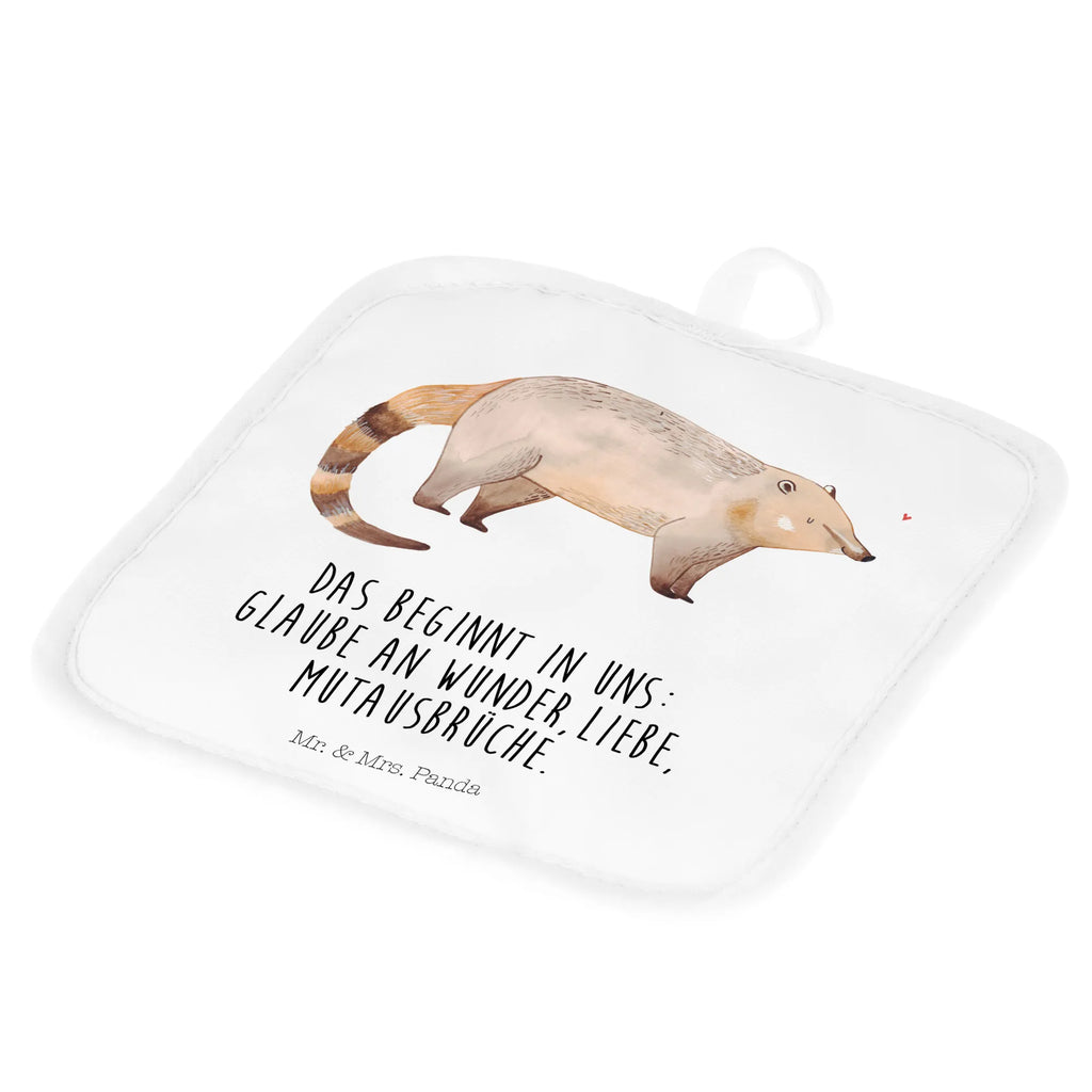 2er Set Topflappen  Nasenbaer topfhalter, Topfuntersetzer, Topfhandschuhe, Topflappenset, Topflappen Set, Topflappen, Topflappen 2er Set, 2er Set Topflappen, Tiere, Tiermotive, Gute Laune, Lustige Sprüche, Nasenbär, Nasenbären, Bär, Rüsselbär