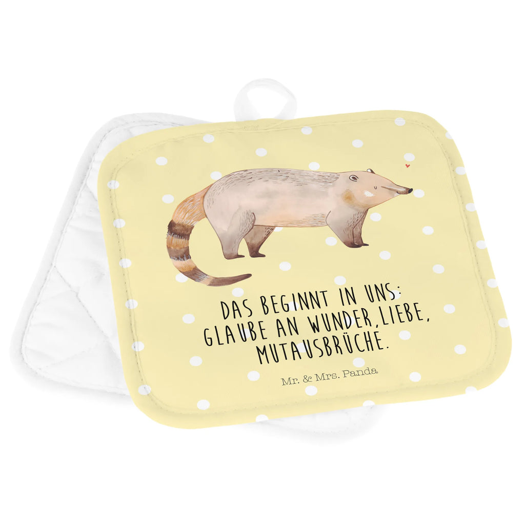 2er Set Topflappen  Nasenbaer topfhalter, Topfuntersetzer, Topfhandschuhe, Topflappenset, Topflappen Set, Topflappen, Topflappen 2er Set, 2er Set Topflappen, Tiere, Tiermotive, Gute Laune, Lustige Sprüche, Nasenbär, Nasenbären, Bär, Rüsselbär