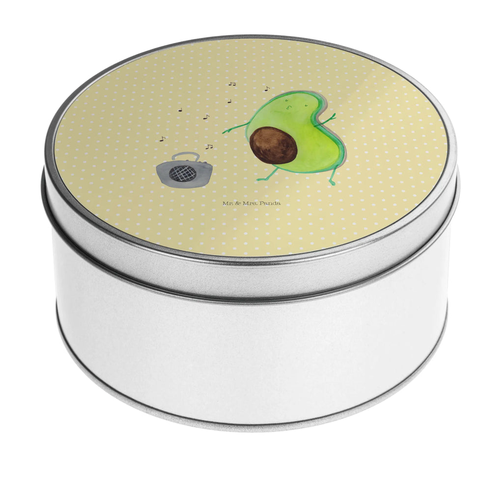 okrągła puszka z blachy Awokado tańczyć Awokado, Warzywa, Wegan, Zdrowy