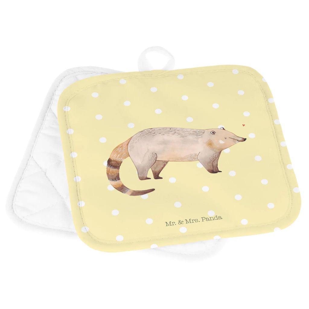 2er Set Topflappen  Nasenbaer topfhalter, Topfuntersetzer, Topfhandschuhe, Topflappenset, Topflappen Set, Topflappen, Topflappen 2er Set, 2er Set Topflappen, Tiere, Tiermotive, Gute Laune, Lustige Sprüche, Nasenbär, Nasenbären, Bär, Rüsselbär