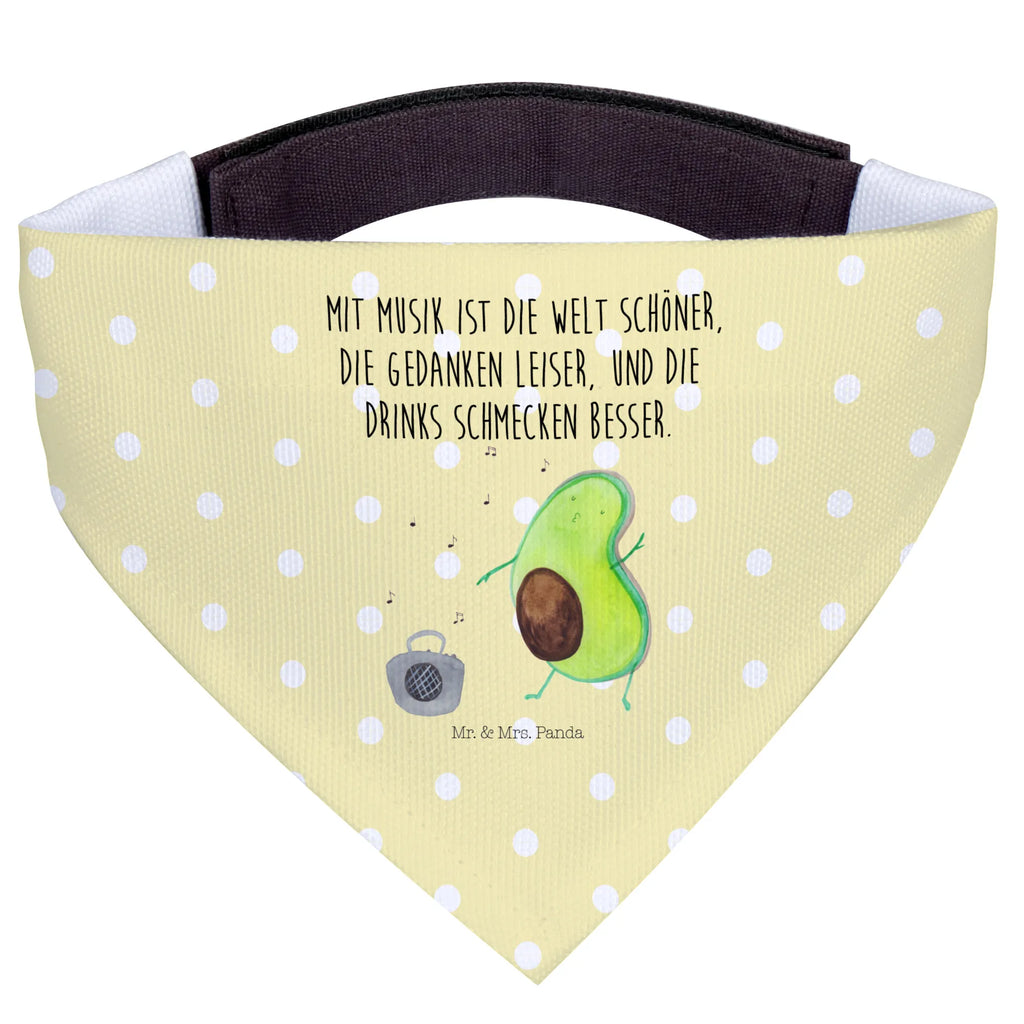 Chusta na szyję dla psa L Awokado tańczyć Halstuch, Mittel, Hunde, Hundehalstuch, Mittelgroße Hunde, Tuch, Veggie, Vegan, Gesund, Avocado